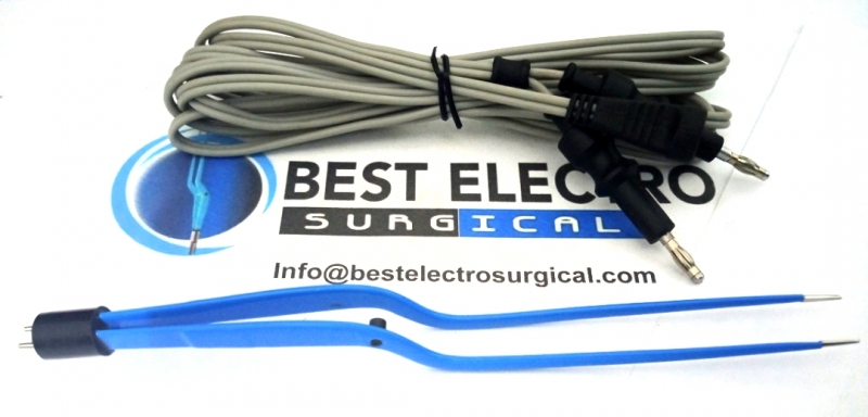 Silicon Bipolar Cable With Forceps
