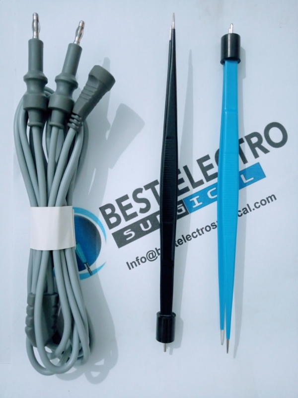 Silicon Bipolar Cable With Forceps