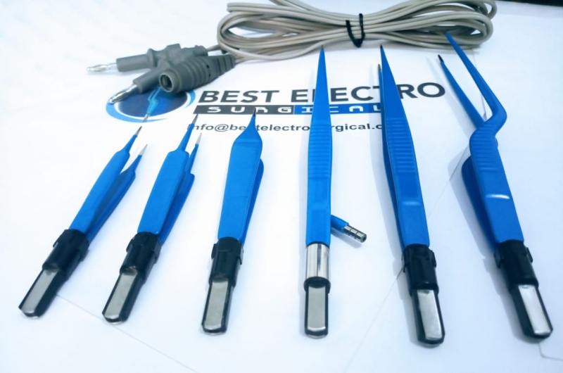 Silicon Bipolar Cable With Forceps